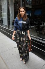 TROIAN BELLISARIO Arrives at AOL Studio in New York 04/20/2017