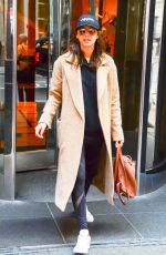TROIAN BELLISARIO Leaves Her Hotel in New York 04/19/2017