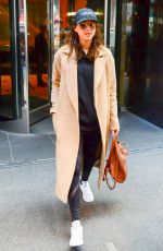 TROIAN BELLISARIO Leaves Her Hotel in New York 04/19/2017