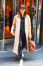TROIAN BELLISARIO Leaves Her Hotel in New York 04/19/2017