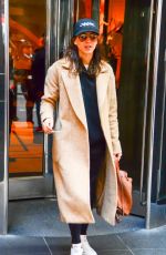 TROIAN BELLISARIO Leaves Her Hotel in New York 04/19/2017