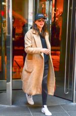 TROIAN BELLISARIO Leaves Her Hotel in New York 04/19/2017