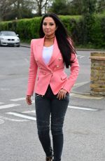 TULISA CONTOSTAVLOS Out and About in London 04/12/2017