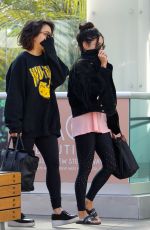 VANESSA and STELLA HUDGENS Heading to a Gym in Los Angeles 04/12/2017