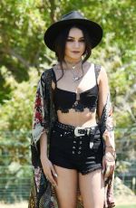 VANESSA HUDGENS at Coachella Music Festival in Indio 04/14/2017