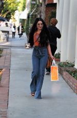 VANESSA HUDGENS Leaves a Skin Care Clinic in West Hollywood 04/11/2017