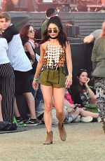 VANESSA HUDGENS Out at Coachella in Indio 04/23/2017