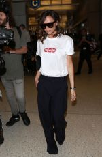 VICTORIA BECKHAM Arrives at LAX Airport in Los Angeles 04/17/2017