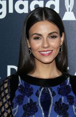 VICTORIA JUSTICE at 2017 Glaad Media Awards in Los Angeles 04/01/2017