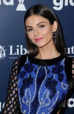 VICTORIA JUSTICE at 2017 Glaad Media Awards in Los Angeles 04/01/2017