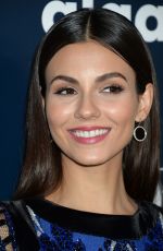 VICTORIA JUSTICE at 2017 Glaad Media Awards in Los Angeles 04/01/2017