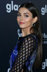 VICTORIA JUSTICE at 2017 Glaad Media Awards in Los Angeles 04/01/2017