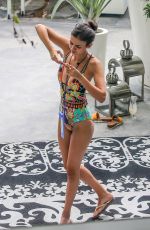 VICTORIA JUSTICE in Swimsuit at a Pool in Miami 07/16/2016