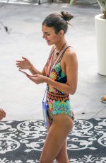 VICTORIA JUSTICE in Swimsuit at a Pool in Miami 07/16/2016