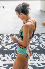VICTORIA JUSTICE in Swimsuit at a Pool in Miami 07/16/2016