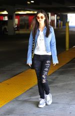 VICTORIA JUSTICE Leaves a Parking Lot in Los Angeles 04/03/2017