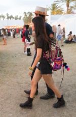 VICTORIA JUSTICE Out at Coachella Valley Festival in Indio 04/16/2017