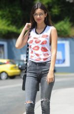 VICTORIA JUSTICE Out on Sunset Boulevard in Los Angeles 04/26/2017