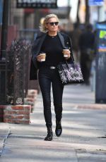 YOLANDA HADID Out and About in New York 04/10/2017