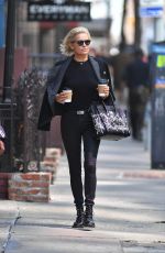 YOLANDA HADID Out and About in New York 04/10/2017