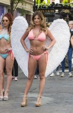 ZARA HOLLAND at Launch of Her New Beach Angels Collection in London 04/11/2017