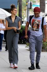 ZENDAYA COLEMAN Out and About in Los Angeles 04/26/2017