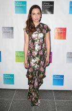 ZOE LISTER JONES at Young Lliterati Toast Event in Los Angeles 04/04/2017