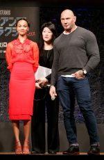 ZOE SALDANA at Guardians of the Galaxy Vol. 2 Press Conference in Tokyo 04/11/2017