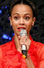 ZOE SALDANA at Guardians of the Galaxy Vol. 2 Press Conference in Tokyo 04/11/2017