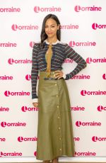 ZOE SALDANA at Lorraine Show in London 04/24/2017