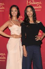 ZOE SALDANA at Madame Tussaud