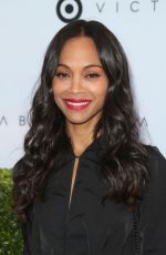 ZOE SALDANA at Victoria Beckham for Target Garden Party in Los Angeles 04/01/2017