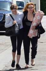 ZOEY DEUTCH and LEA THOMPSON Out in Beverly Hills 04/13/2017