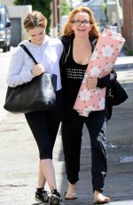 ZOEY DEUTCH and LEA THOMPSON Out in Beverly Hills 04/13/2017