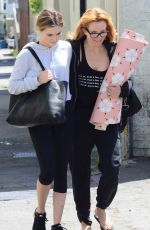 ZOEY DEUTCH and LEA THOMPSON Out in Beverly Hills 04/13/2017
