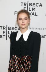 ZOEY DEUTCH at Flower Screening at 2017 Tribeca Film Festival in New York 04/20/2017