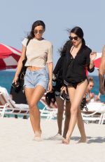 ADRIANA LIMA and PRIYANKA CHOPRA in Bikinis on the Beach in Miami 05/12/2017