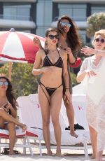 ADRIANA LIMA and PRIYANKA CHOPRA in Bikinis on the Beach in Miami 05/12/2017