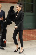 ADRIANA LIMA Out and About in New York 05/11/2017