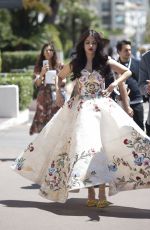 AISHWARYA RAI Out and About in Cannes 05/19/2017