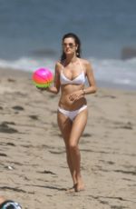 ALESSANDRA AMBROSIO in Bikini at a Beach in Malibu 05/28/2017