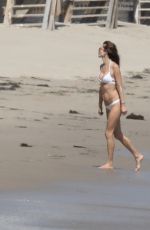 ALESSANDRA AMBROSIO in Bikini on the Beach in Malibu 05/28/2017