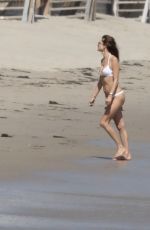 ALESSANDRA AMBROSIO in Bikini on the Beach in Malibu 05/28/2017