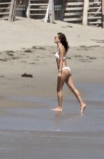 ALESSANDRA AMBROSIO in Bikini on the Beach in Malibu 05/28/2017