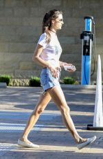 ALESSANDRA AMBROSIO in Cut Off Out in Malibu 04/30/2017