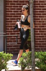ALESSANDRA AMBROSIO in Leggings Out in Brentwood 05/04/2017