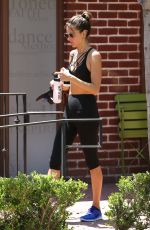 ALESSANDRA AMBROSIO in Leggings Out in Brentwood 05/04/2017