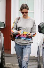 ALESSANDRA AMBROSIO Out and About in Brentwood 05/05/2017