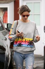 ALESSANDRA AMBROSIO Out and About in Brentwood 05/05/2017