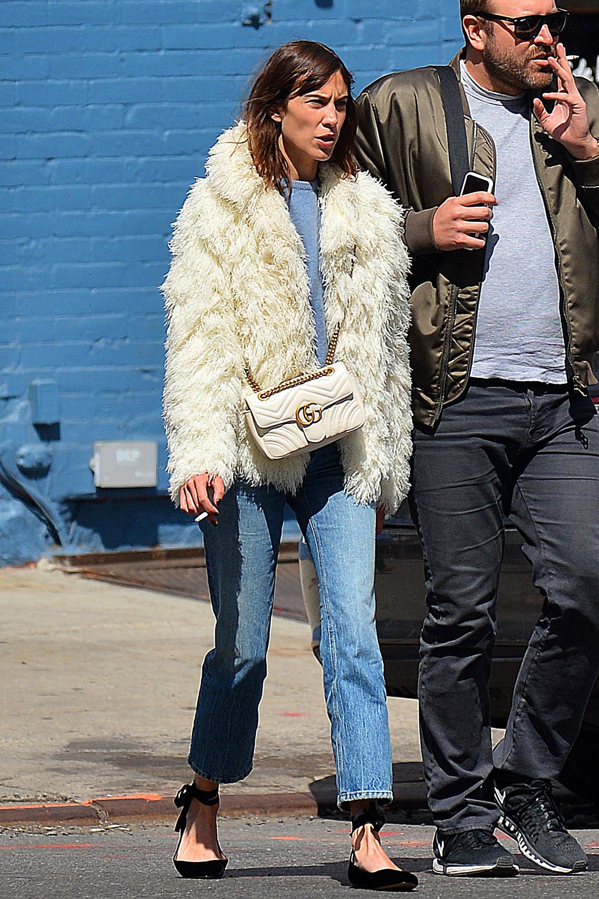 ALEXA CHUNG Out and About in New York 04/05/2017 – HawtCelebs